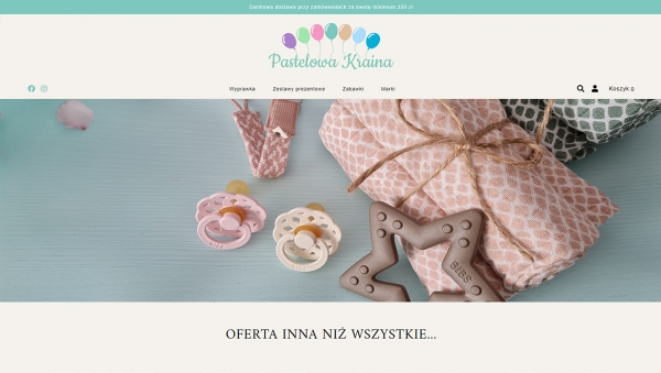 projekty stron www.pastelowakraina.pl
